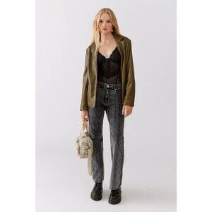 BDG‎ 90s Corduroy Mid-Rise Bootcut Black Pants Womens Size 28 Retro Grunge Boho